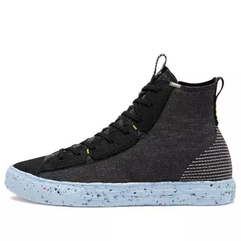 Кроссовки chuck taylor all star crater high 'black' Converse, черный