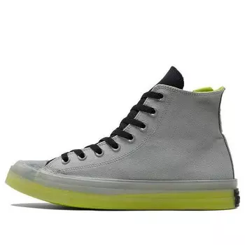 Кроссовки chuck taylor all star cx high 'ash stone lime twist' Converse, серый