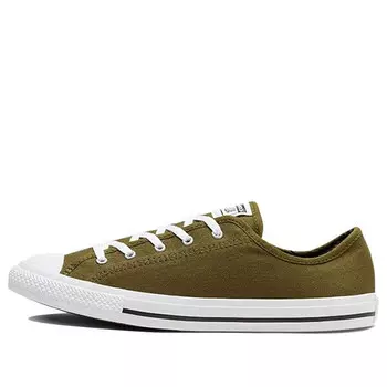 Кроссовки chuck taylor all star dainty dark green sneakers Converse, зеленый