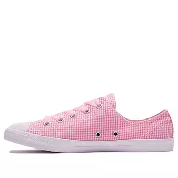 Кроссовки chuck taylor all star dainty low 'pink plaid' Converse, розовый