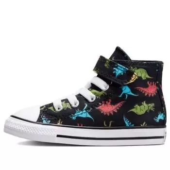 Кроссовки chuck taylor all star easy-on dinosaurs high top 'black' Converse, черный