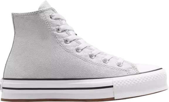 Кроссовки Chuck Taylor All Star EVA Lift Platform GS High 'Prism Glitter', серый