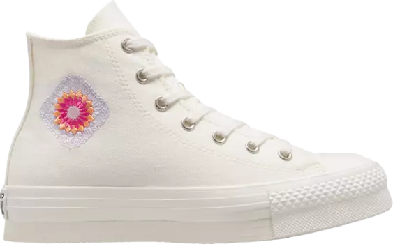 Кроссовки Chuck Taylor All Star EVA Lift Platform High GS 'Festival Florals', кремовый