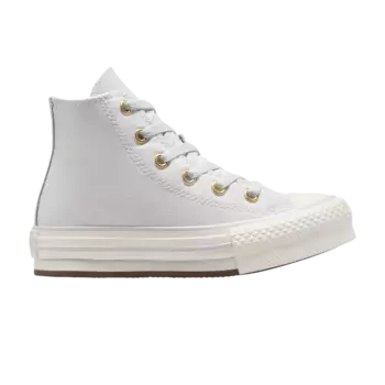 Кроссовки Chuck Taylor All Star EVA Lift Platform High PS, цвет Tonal Canvas - Barely Grey Gold