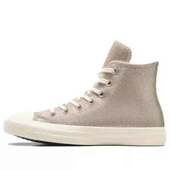 Кроссовки chuck taylor all star glitter high top 'light gold' Converse, золотой