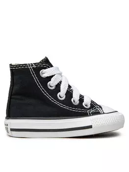 Кроссовки Chuck Taylor All Star Hi 7J231 из ткани Chuck Taylor All Star Toddler Hi 7J231 Converse, черный