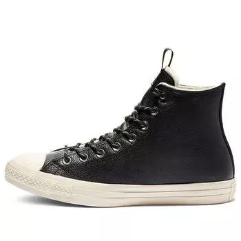 Кроссовки chuck taylor all star hi leather 'black' Converse, черный
