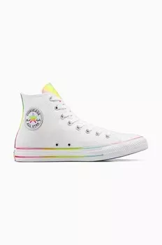 Кроссовки Chuck Taylor All Star Hi Pride Converse, белый