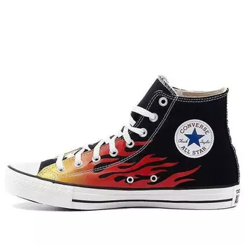 Кроссовки chuck taylor all star hi red/black Converse, красный