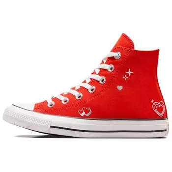 Кроссовки Chuck Taylor All Star Hi Y2K Heart Fever Dream Women's Converse, красный/белый