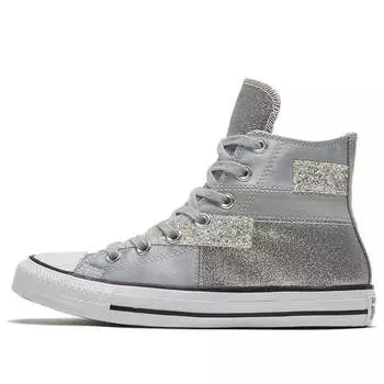 Кроссовки chuck taylor all star high 'ash stone glitter' Converse, серый
