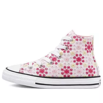 Кроссовки chuck taylor all star high 'broderie' Converse, розовый