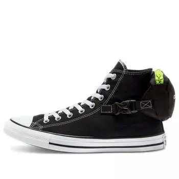 Кроссовки chuck taylor all star high 'buckle up - volt glow' Converse, черный