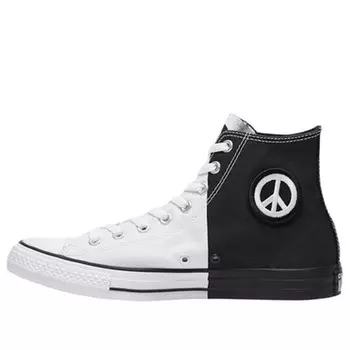 Кроссовки chuck taylor all star high 'choose a path of peace' Converse, черный