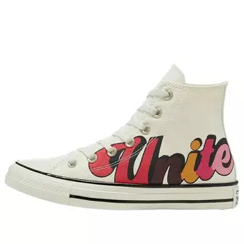Кроссовки chuck taylor all star high 'girls unite' Converse, белый