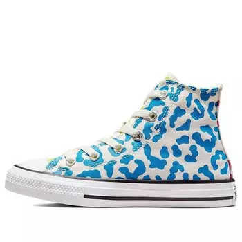 Кроссовки chuck taylor all star high 'leopard print' Converse, желтый