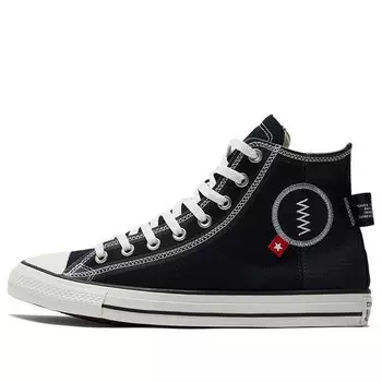 Кроссовки chuck taylor all star high 'logo tag - black' Converse, черный