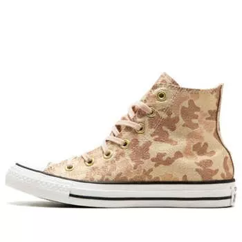 Кроссовки chuck taylor all star high 'lurex camo' Converse, коричневый