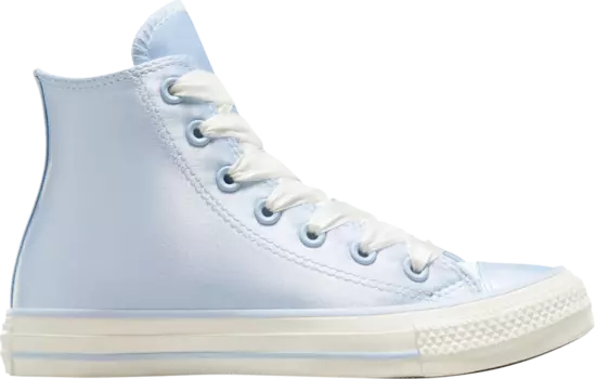 Кроссовки Chuck Taylor All Star High 'Satin - Cloudy Daze Grey', синий