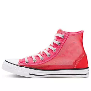 Кроссовки chuck taylor all star high 'see thru - racer pink' Converse, красный