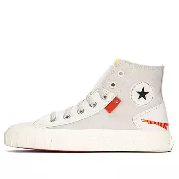 Кроссовки chuck taylor all star high 'tear away - light bone' Converse, бежевый