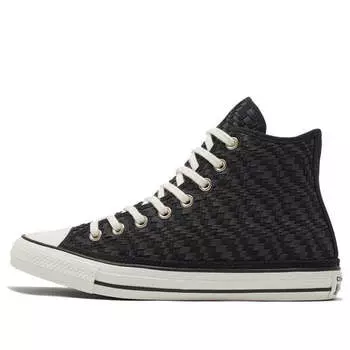 Кроссовки chuck taylor all star high 'tonal weaving - black' Converse, черный