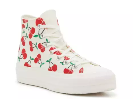Кроссовки Chuck Taylor All Star High-Top Platform Sneaker Converse, кремовый
