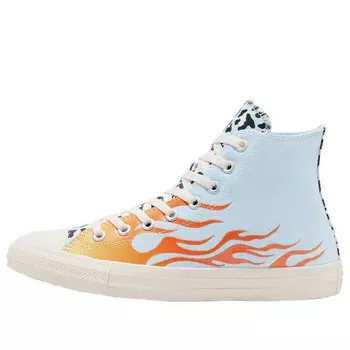 Кроссовки chuck taylor all star high 'twisted archive print - flame' Converse, синий