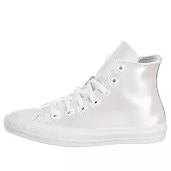 Кроссовки chuck taylor all star iridescent leather white Converse, белый