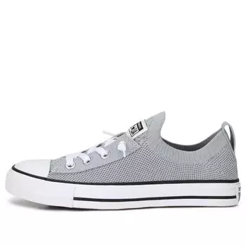 Кроссовки chuck taylor all star knit slip for grey Converse, серый