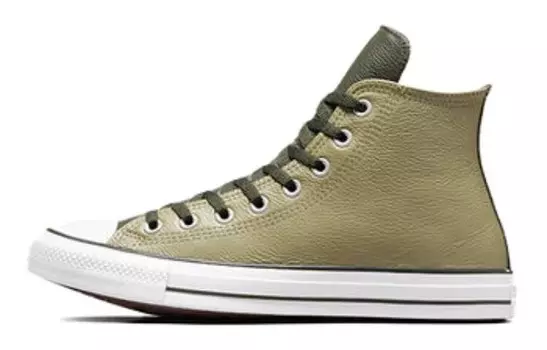 Кроссовки Chuck Taylor All Star Leather High 'Mossy Sloth Green' Converse
