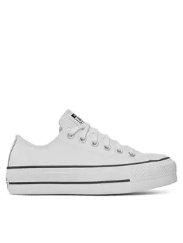 Кроссовки Chuck Taylor All Star Lift Clean Ox 561680C Converse, белый