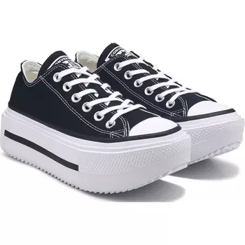 Кроссовки Chuck Taylor All Star Lift Double Stack Platform Ox Converse, black/white
