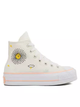 Кроссовки Chuck Taylor All Star Lift Hi A03516C Converse, экрю