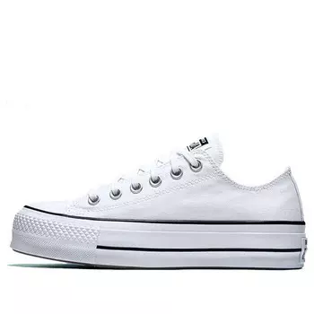 Кроссовки chuck taylor all star lift ox 'white black' Converse, белый