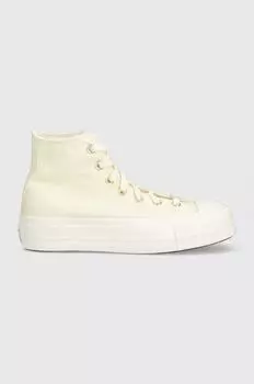 Кроссовки Chuck Taylor All Star Lift Platform Converse, желтый