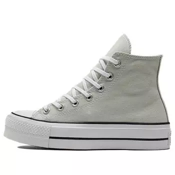 Кроссовки chuck taylor all star lift platform high 'light silver' Converse, серый