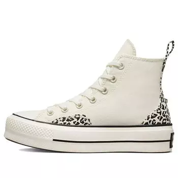 Кроссовки chuck taylor all star lift platform high 'animalier' Converse, белый