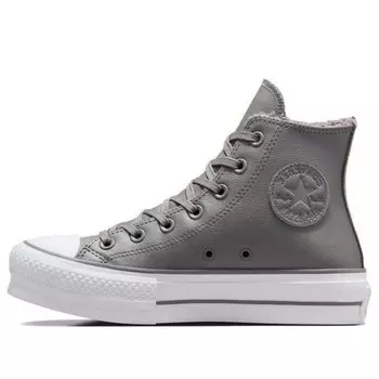 Кроссовки chuck taylor all star lift platform 'grey white' Converse, серый
