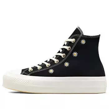 Кроссовки chuck taylor all star lift platform high 'festival florals' Converse, черный