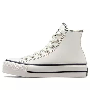 Кроссовки chuck taylor all star lift platform hi shoes 'white black' Converse, белый