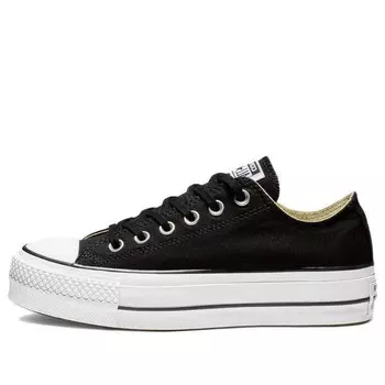 Кроссовки chuck taylor all star lift platform canvas ox 'black' Converse, черный