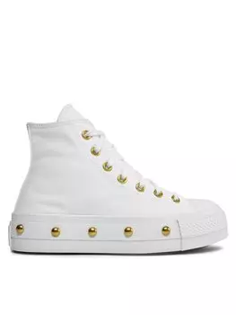 Кроссовки Chuck Taylor All Star Lift Platform Star Studded A06787C Converse, белый