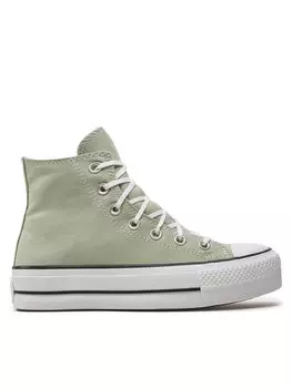 Кроссовки Chuck Taylor All Star Lift Platform Hi A03541C Converse, зеленый