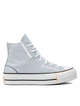 Кроссовки Chuck Taylor All Star Lift Platform Color Pop Hi A07596C Converse, синий