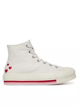Кроссовки Chuck Taylor All Star Lift Valentine'S Day Platform A10716C Converse, бежевый