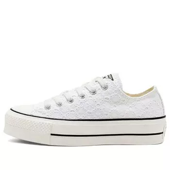 Кроссовки chuck taylor all star low 'boho mix - embroidered flowers' Converse, белый