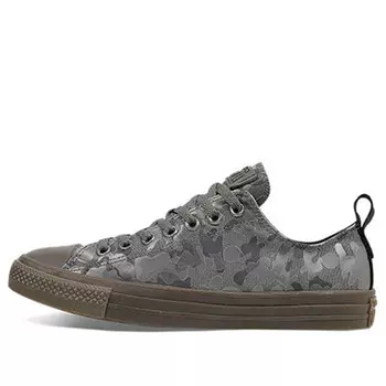 Кроссовки chuck taylor all star low 'camo' Converse, серый