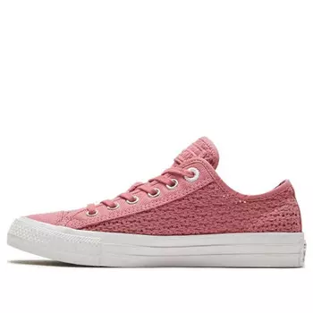 Кроссовки chuck taylor all star low 'crochet - madder pink' Converse, розовый