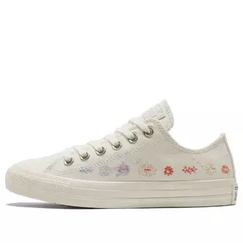 Кроссовки chuck taylor all star low 'embroidered floral - egret' Converse, белый